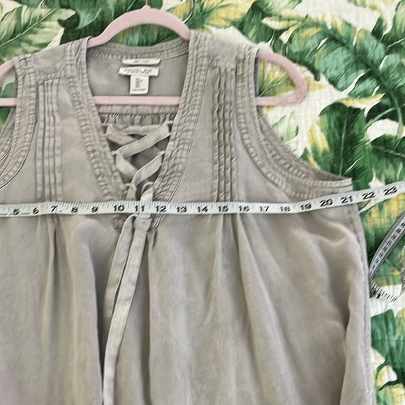 RACHEL ZOE Linen dress in soft powdery grey - Picture 11 of 11